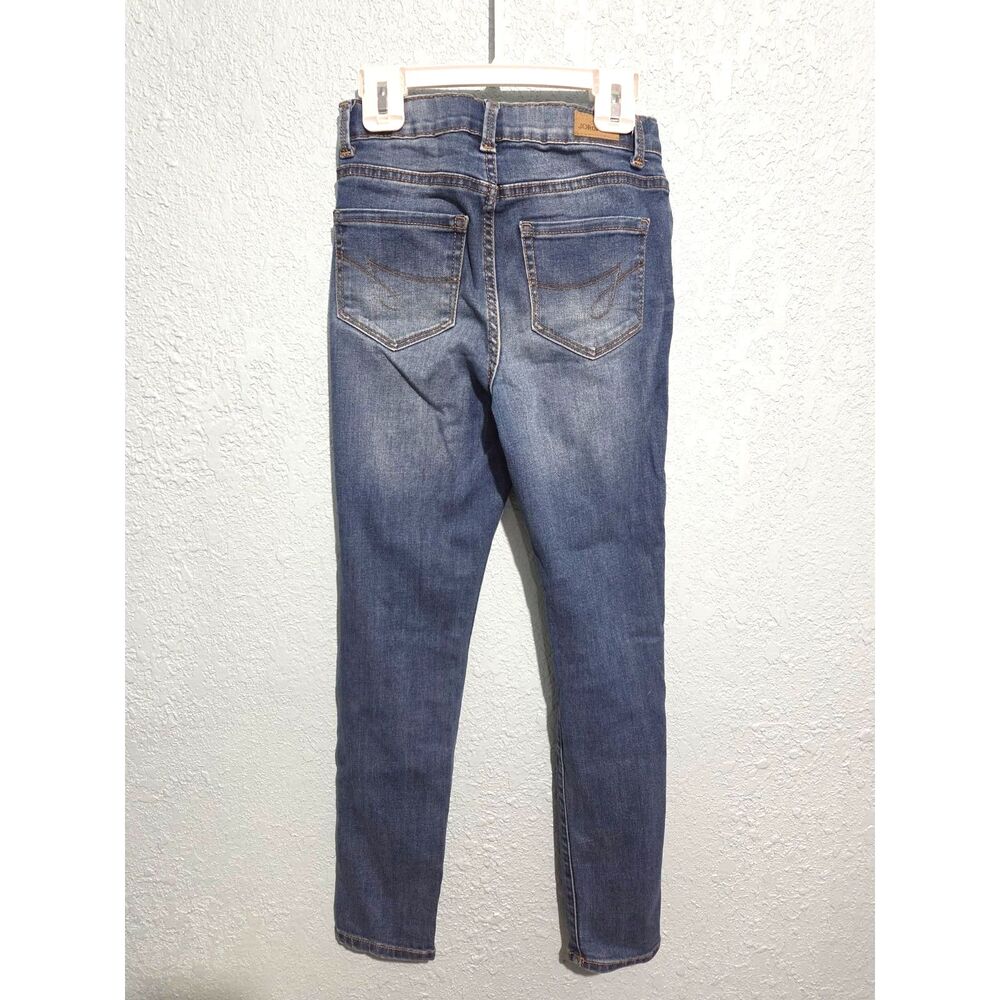 Girl's Jordache Distressed Skinny Leg Jeans Sz 14 Slim - Picture 2 of 7